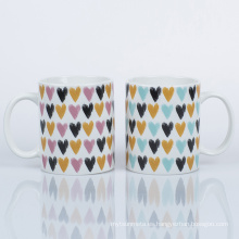 Tazas de café de tazas de porcelana estándar de 11oz para promoción